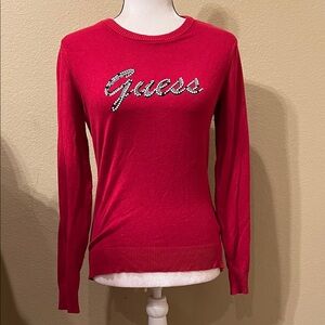 ❓❔LN Guess brand women’s long sleeve light pullover sweater